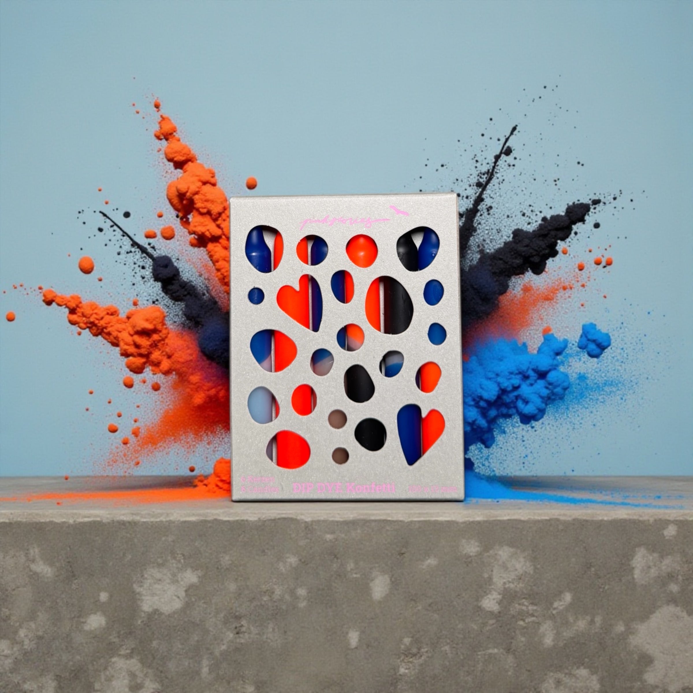 Dip Dye Konfetti * Baby Blues