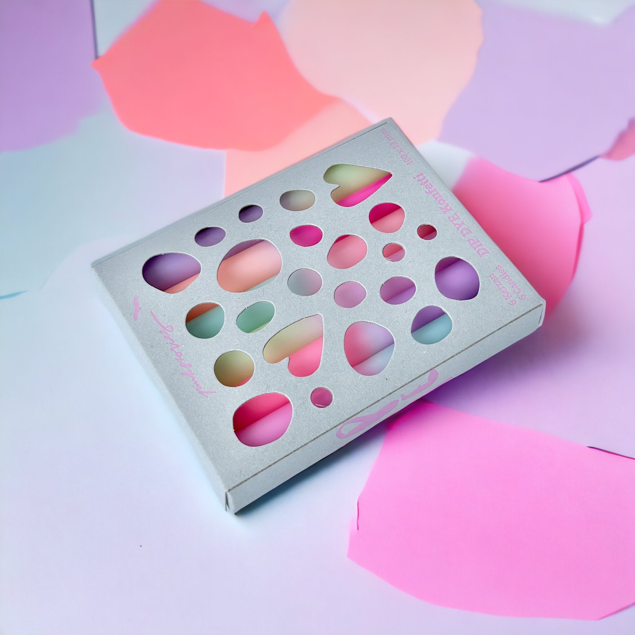 Dip Dye Konfetti * Light Hibiscus