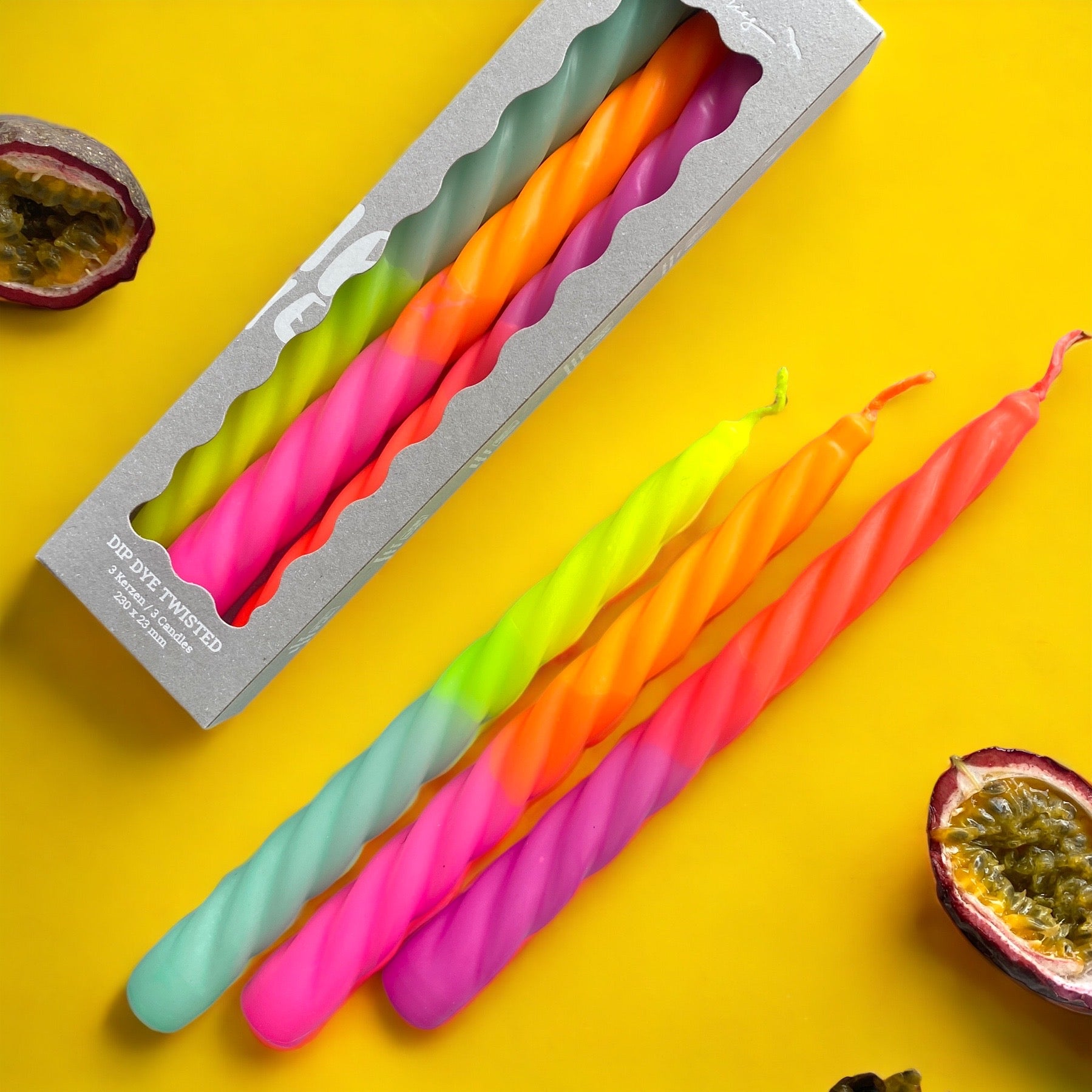 Dip Dye Twisted * Shades of Passionfruit