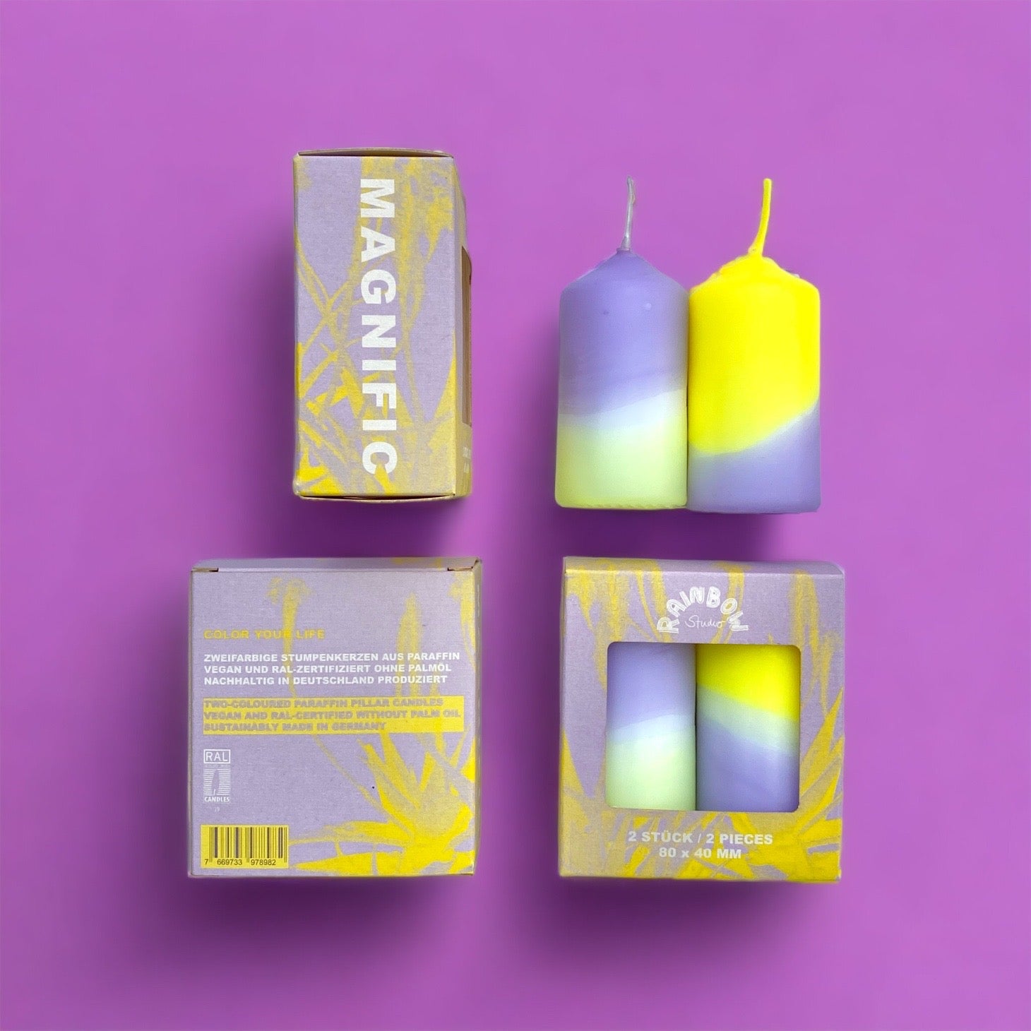Rainbow Studio * 2er Stumpe MAGNIFIQUE