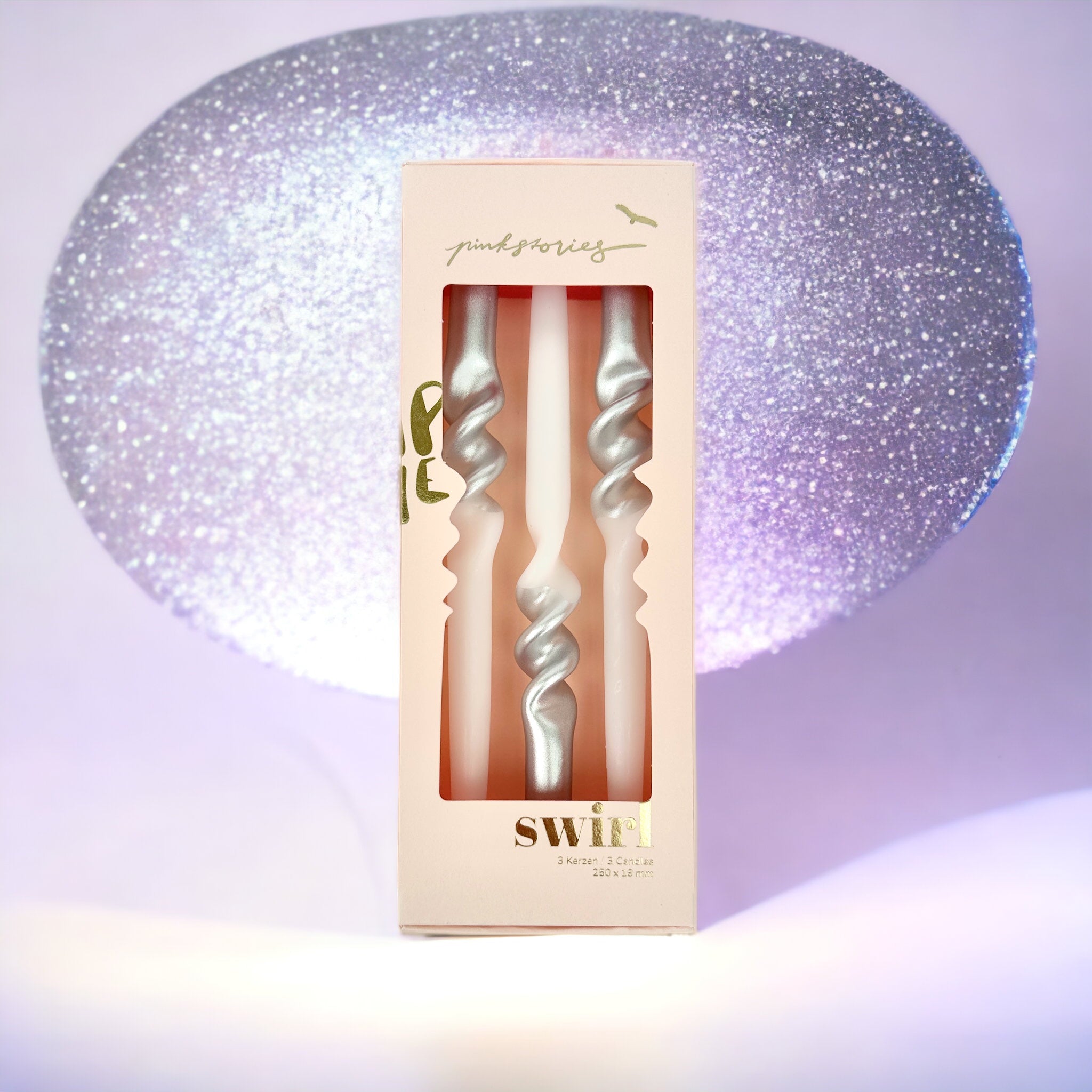 Dip Dye Swirl * Snowflake