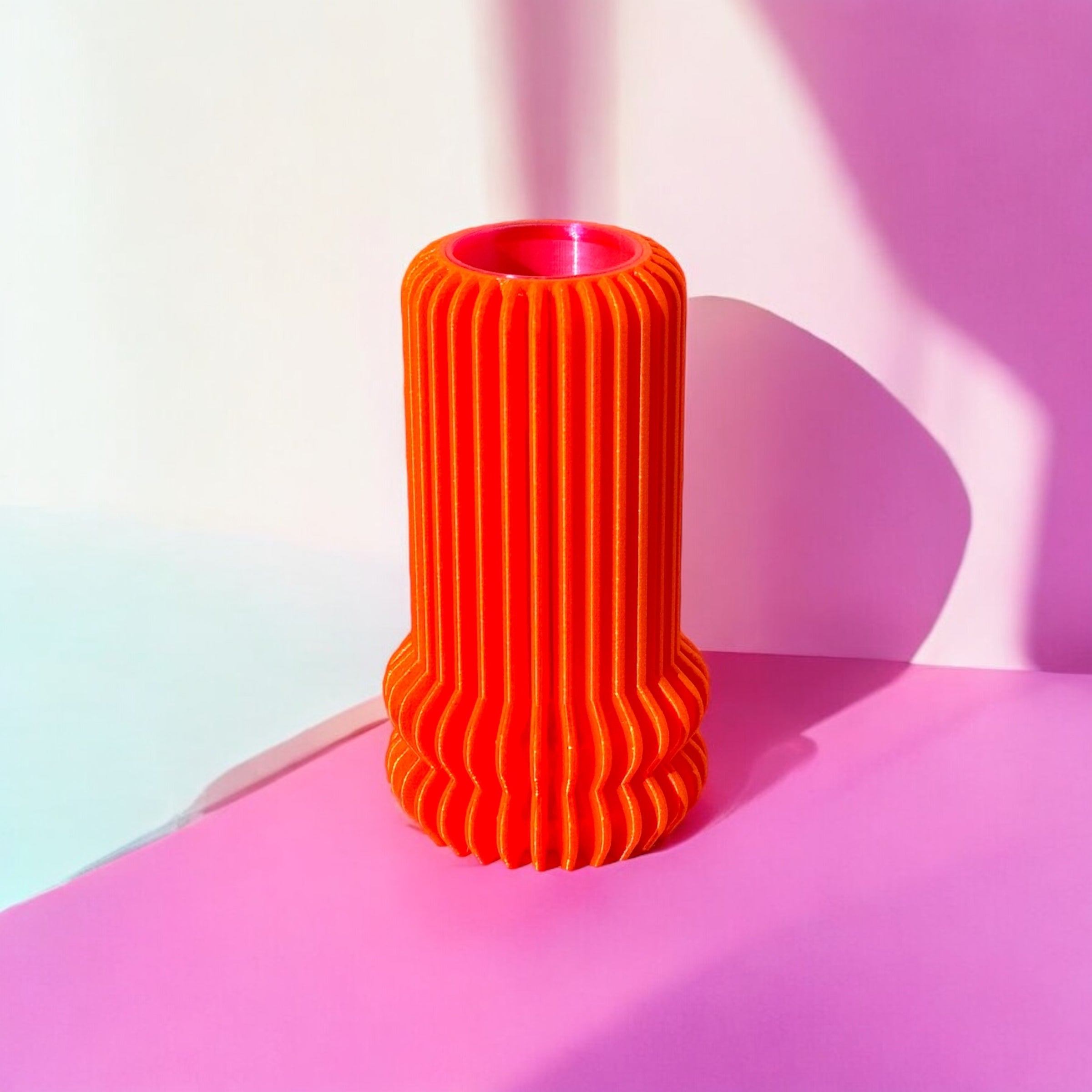 Fantaisie 100% * Orange néon translucide