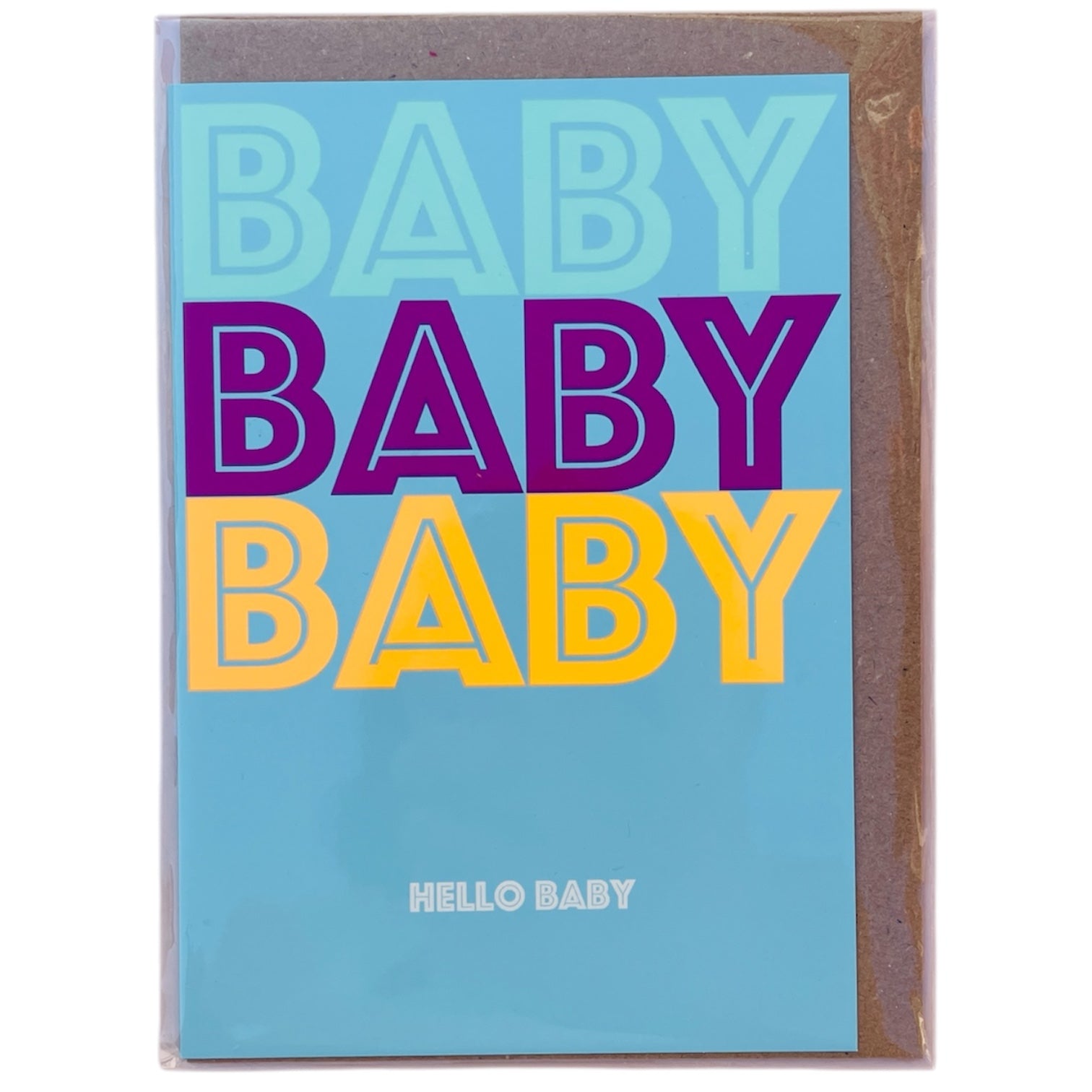 Hello Baby blau