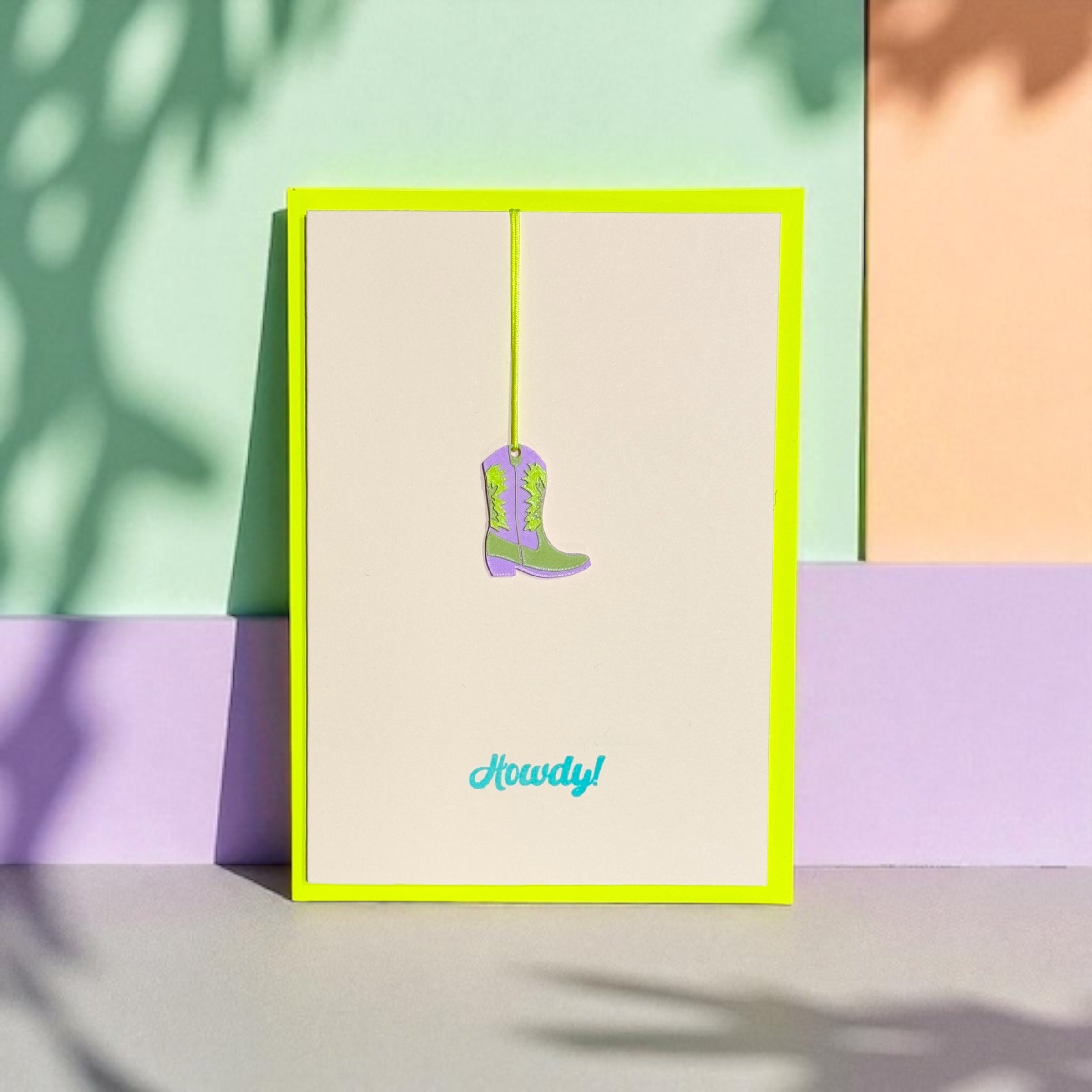 Howdy! * Boot yellow