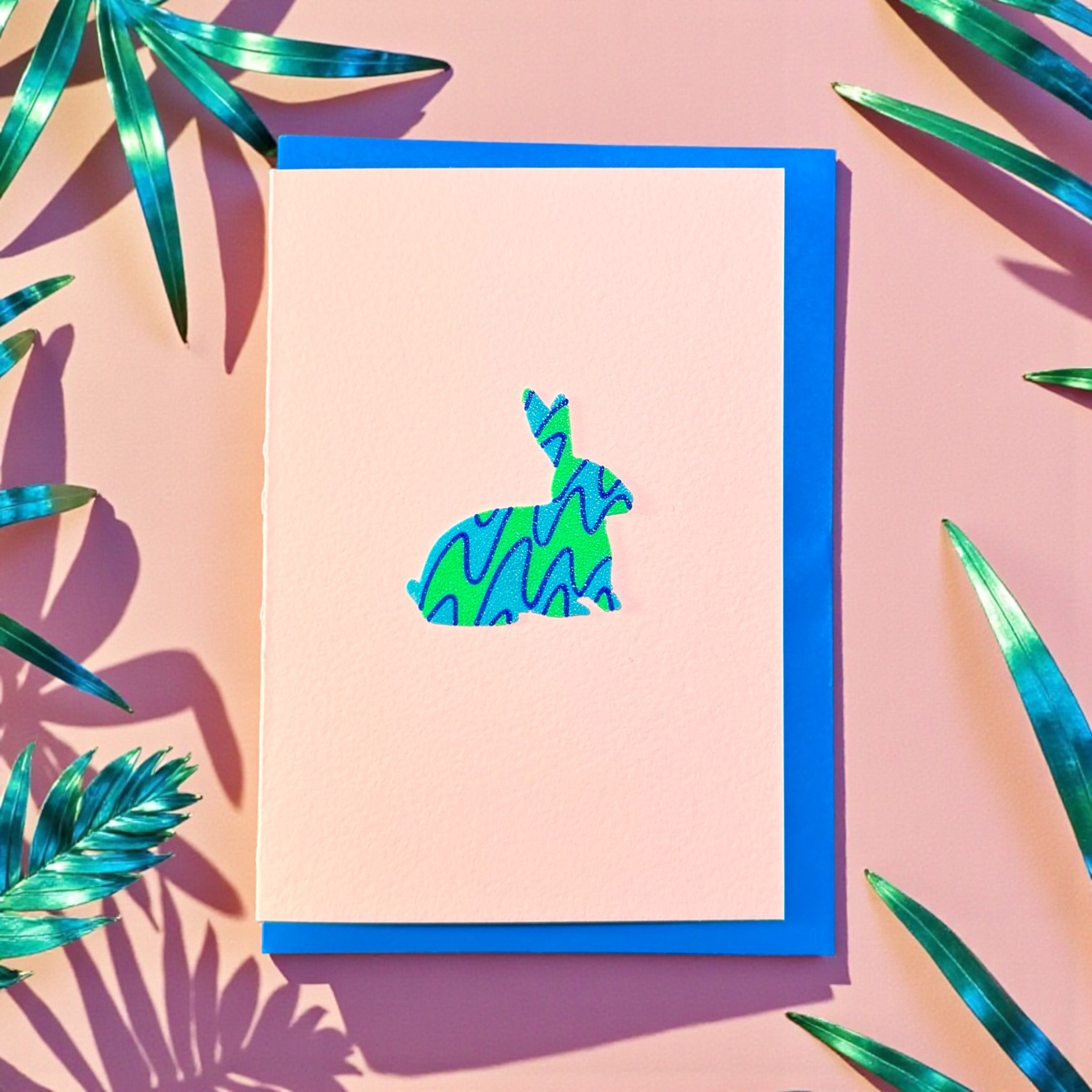 Wild Icon Cards * Bunny blue