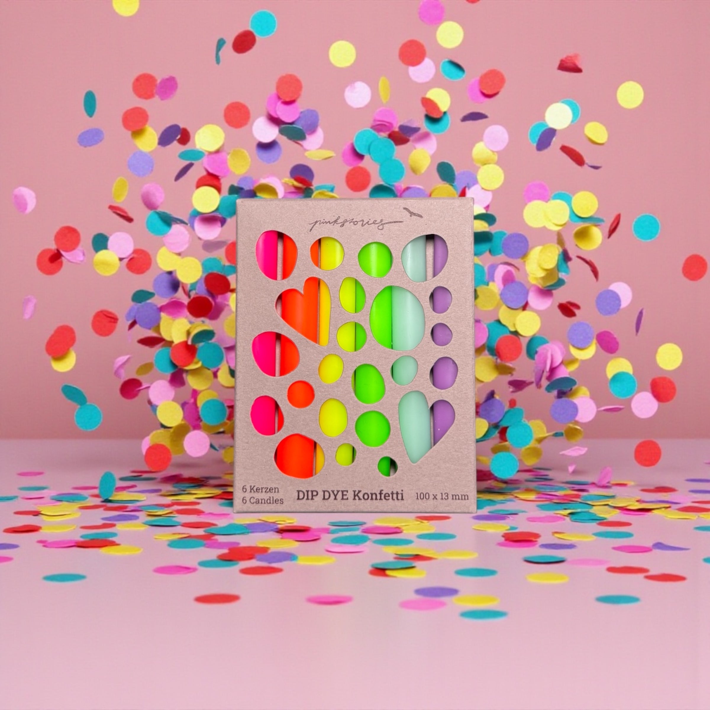 Dip Dye Konfetti * Rainbow