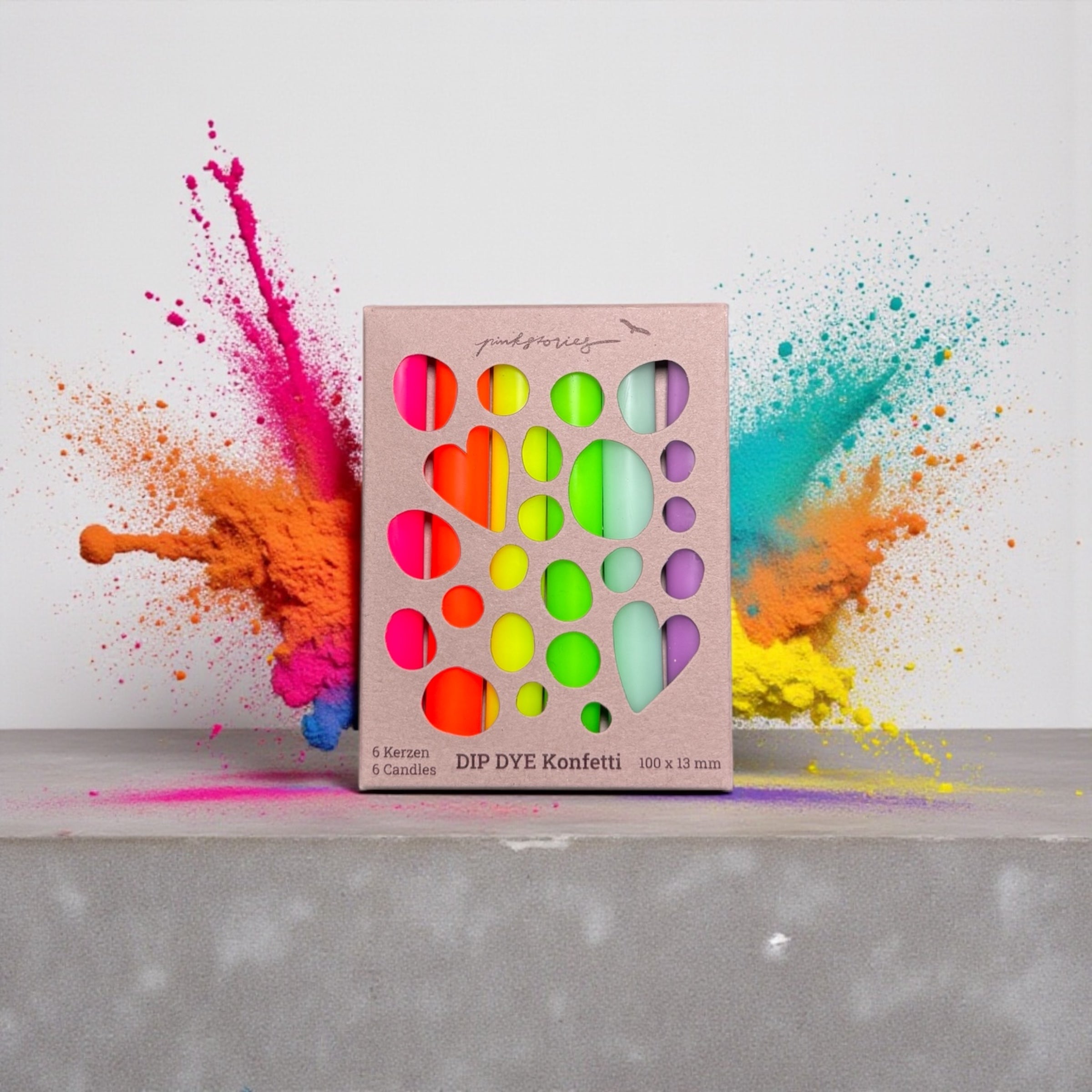 Dip Dye Konfetti * Rainbow