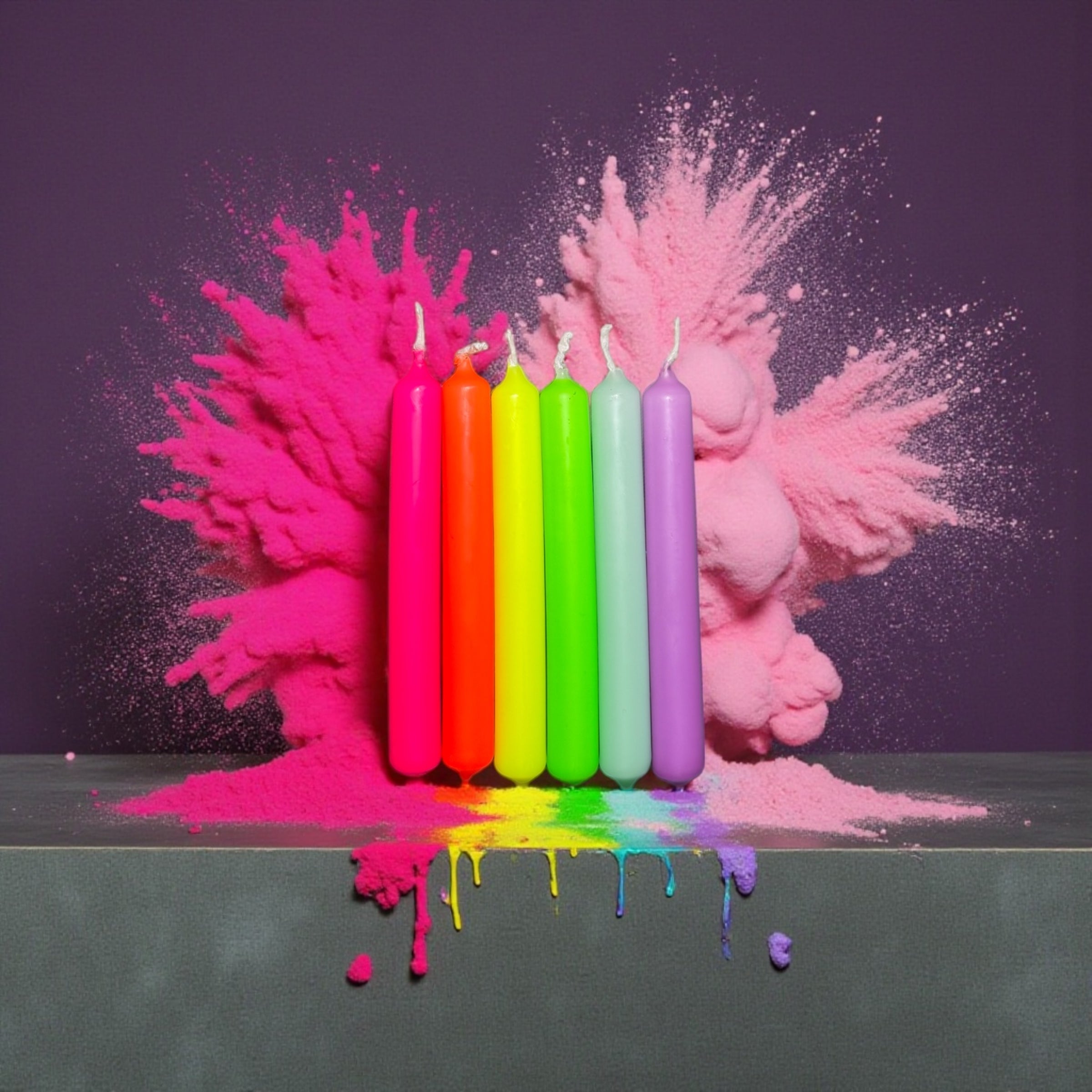 Dip Dye Konfetti * Rainbow