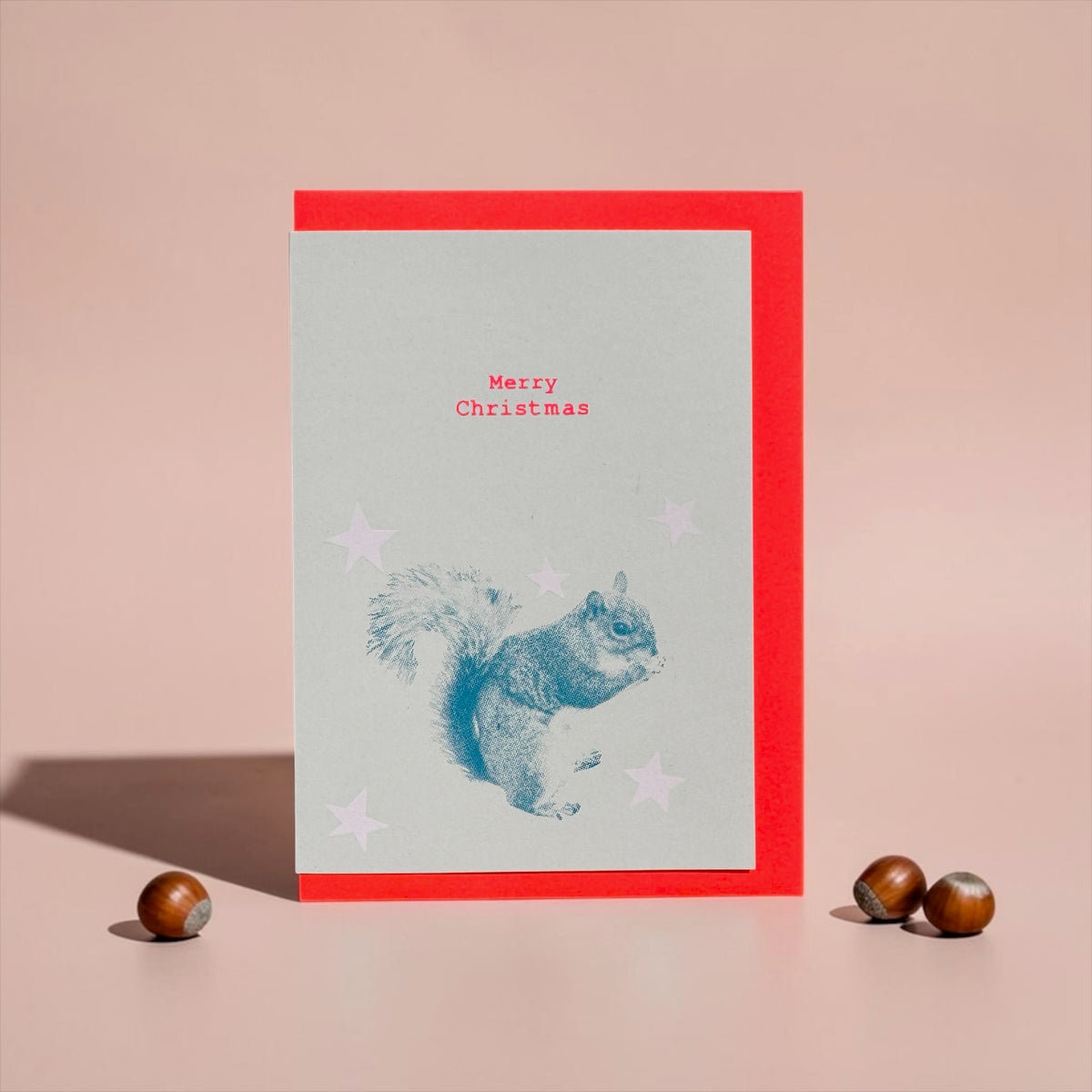 Squirrel Stars electric red