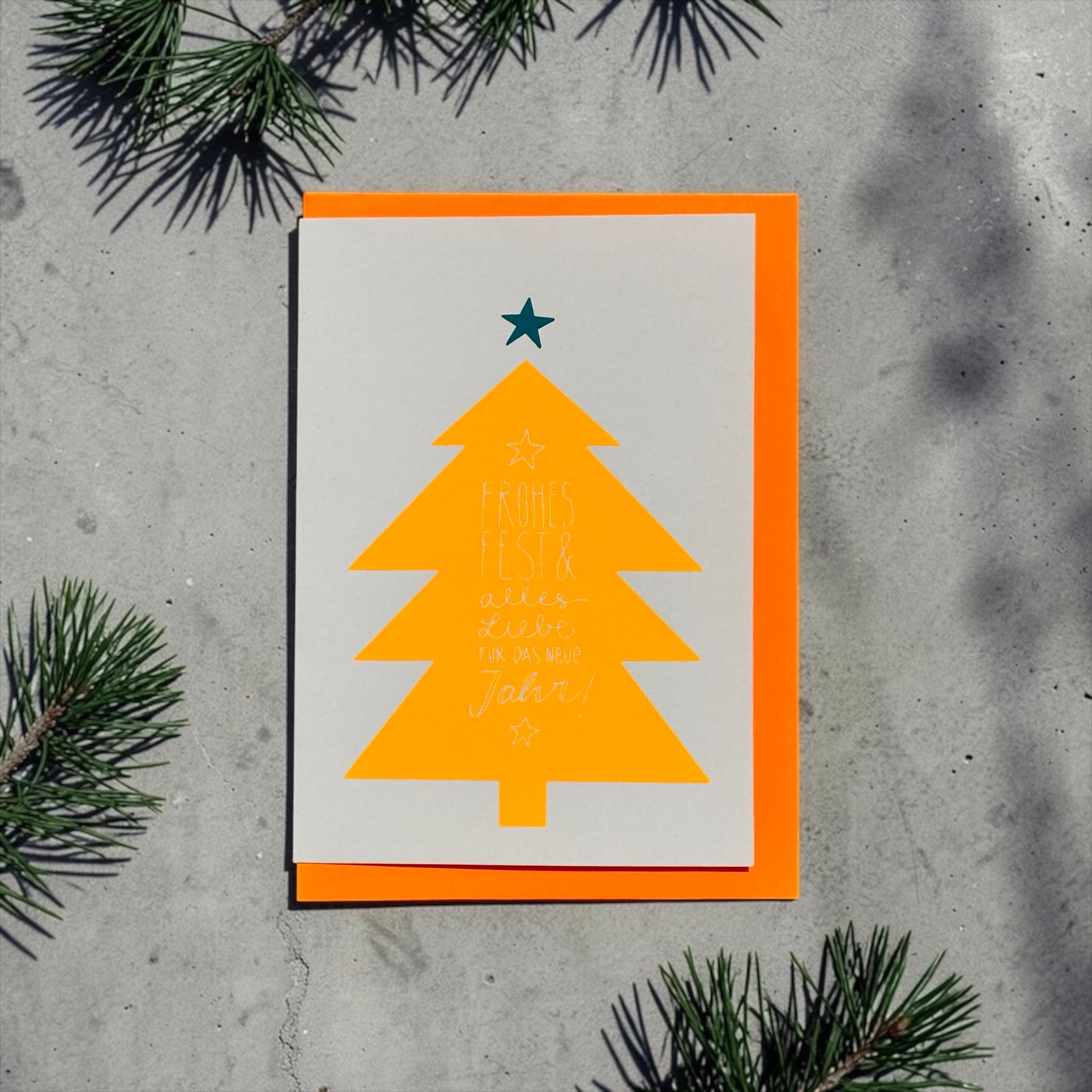 Lettertanne neonorange