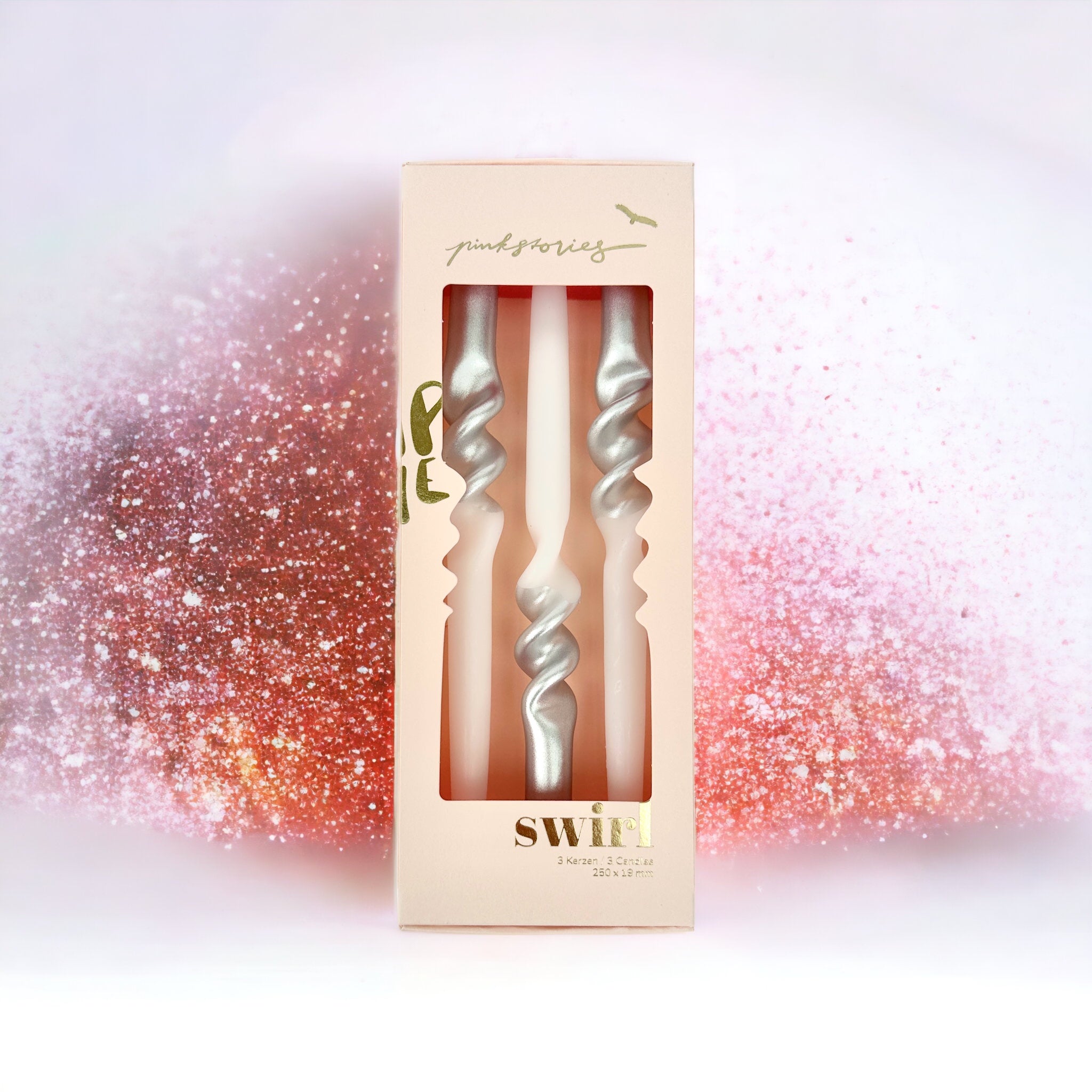 Dip Dye Swirl * Snowflake